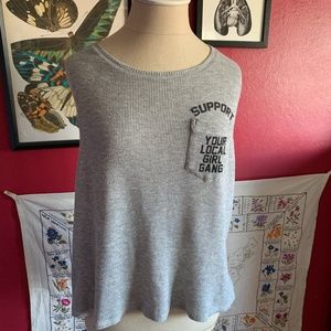 Billabong Heather Grey Tank. Size M.